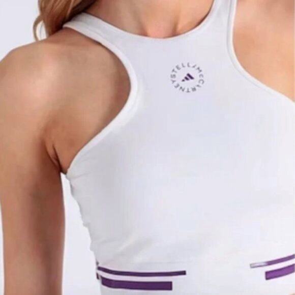 adidas by Stella McCartney TruePace Running Crop Top M - Picture 5 of 7